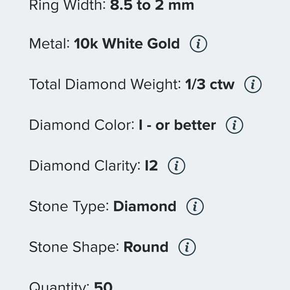 Round Frame Diamond Cluster True Promise Ring - Picture 3 of 3